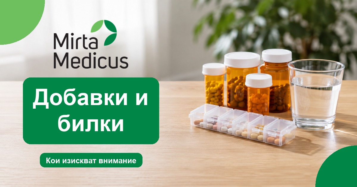 Добавки и билки след 50 години - Mirta Medicus