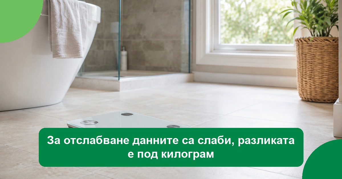 За отслабване данните са слаби, разликата е под килограм