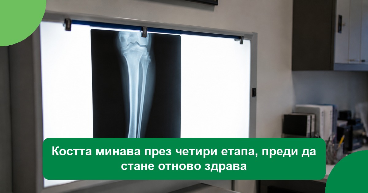 Костта минава през четири етапа, преди да стане отново здрава